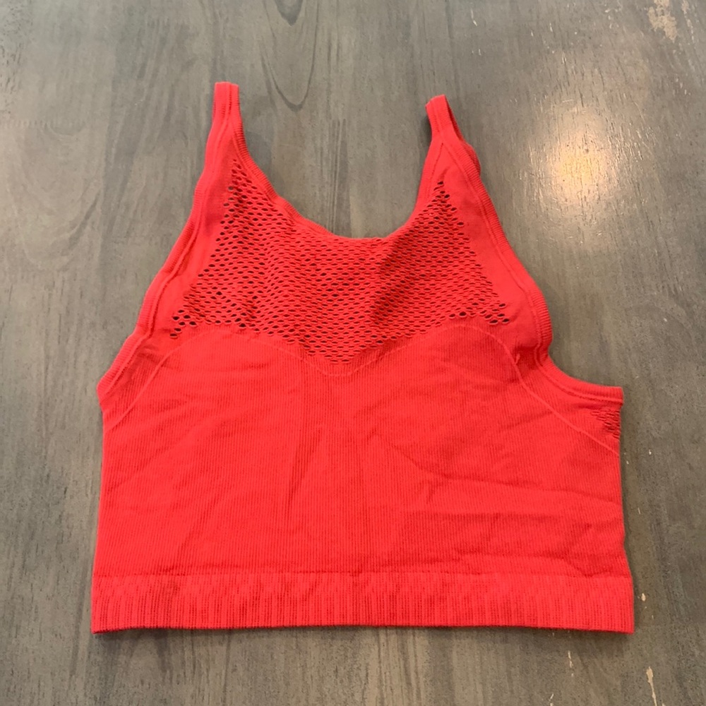 Urban outfitters mesh top with sweetheart neckline